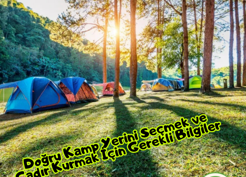 Doğru Kamp Yerini Seçmek ve Çadır Kurmak İçin Gerekli Bilgiler