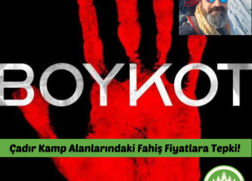 Çadır Kamp Alanlarındaki Fahiş Fiyatlara Tepki!  İlk Boykot Geldi