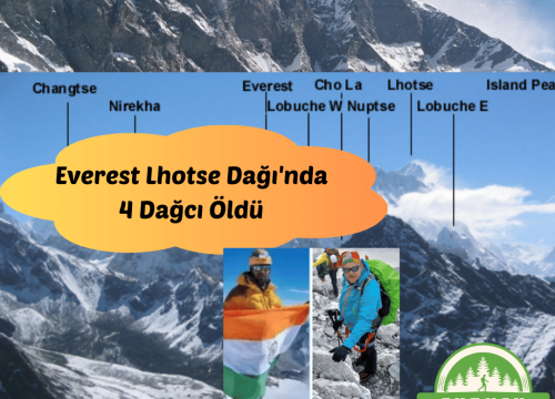Everest Lhotse Dağı’nda 4 Dağcı Öldü