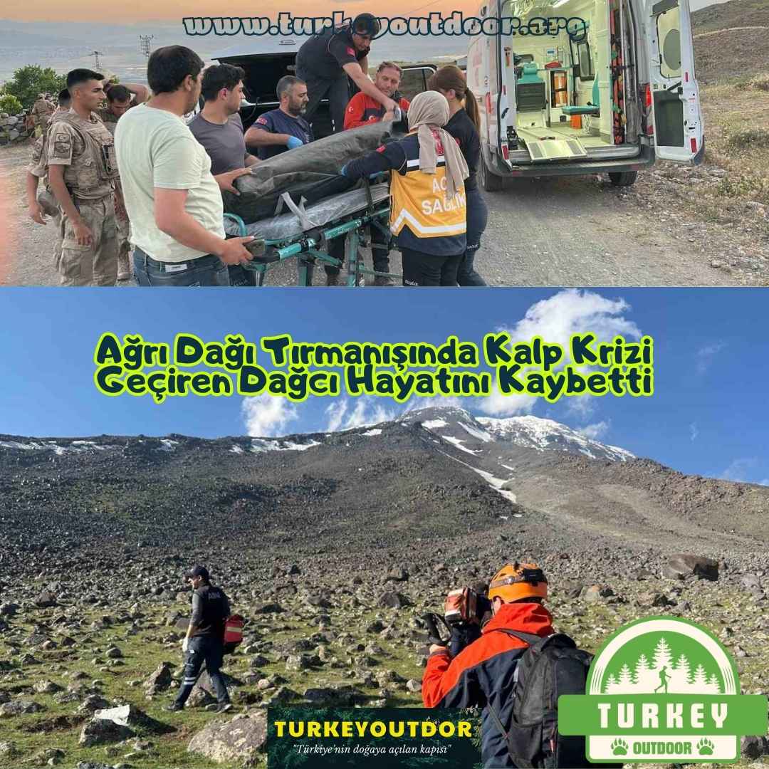 Ağrı Dağı Tırmanışında Kalp Krizi Geçiren Dağcı Hayatını Kaybetti