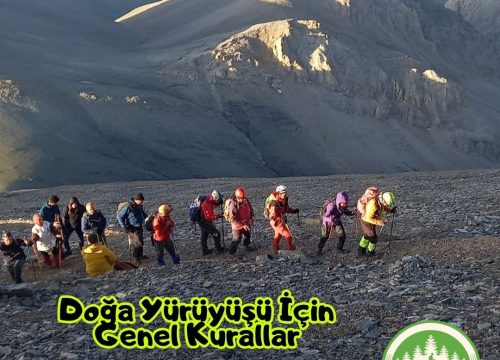 Doğa Yürüyüşü İçin Genel Kurallar
