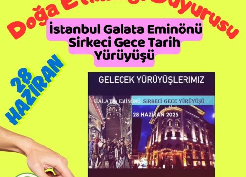 İstanbul Galata Eminönü Sirkeci Gece Tarih Yürüyüşü