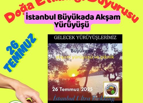 İstanbul Büyükada Akşam Yürüyüşü