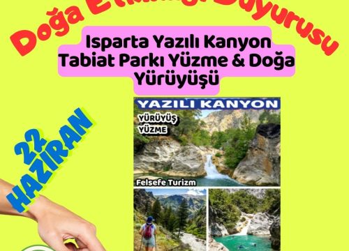 Isparta Yazılı Kanyon Tabiat Parkı Yüzme & Doğa Yürüyüşü