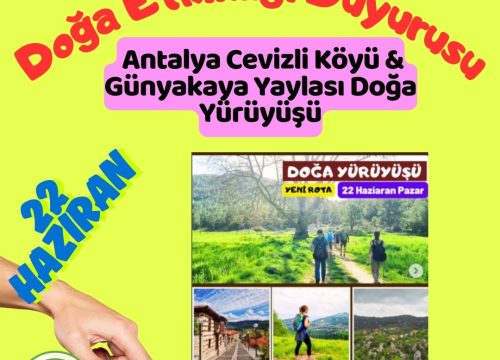 Antalya Cevizli Köyü & Günyakaya Yaylası Doğa Yürüyüşü