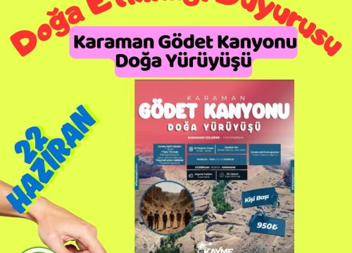 Karaman Gödet Kanyonu Doğa Yürüyüşü