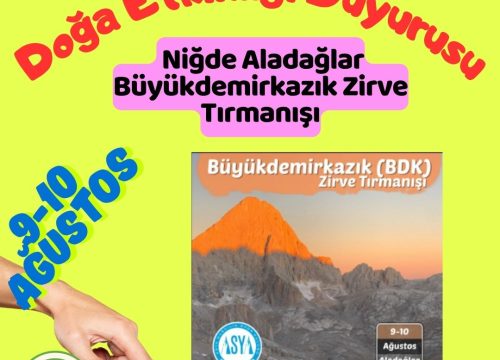 Niğde Aladağlar Büyükdemirkazık Zirve Tırmanışı