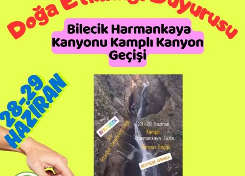 Bilecik Harmankaya Kanyonu Kamplı Kanyon Geçişi