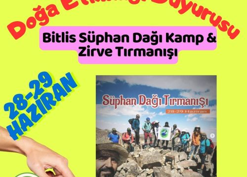 Bitlis Süphan Dağı Kamp & Zirve Tırmanışı