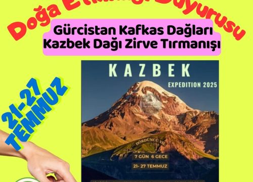 Gürcistan Kafkas Dağları Kazbek Dağı Zirve Tırmanışı