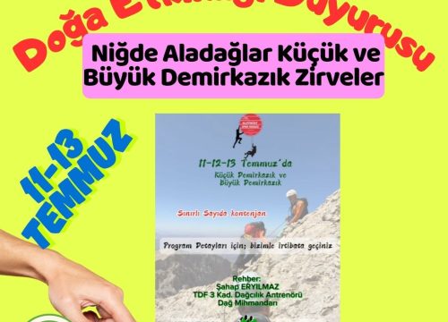 Niğde Aladağlar Küçük ve Büyük Demirkazık Zirveler