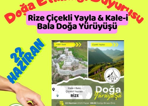 Rize Çiçekli Yayla & Kale-i Bala Doğa Yürüyüşü