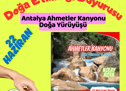 Antalya Ahmetler Kanyonu Doğa Yürüyüşü