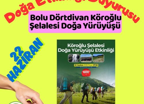 Bolu Dörtdivan Köroğlu Şelalesi Doğa Yürüyüşü