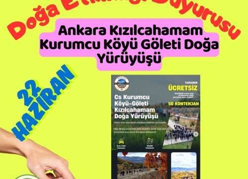 Ankara Kızılcahamam Kurumcu Köyü Göleti Doğa Yürüyüşü