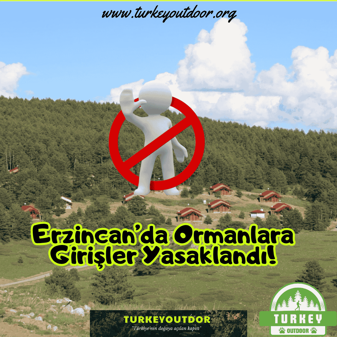 Erzincanda Ormanlara Girişler Yasaklandı!