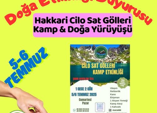 Hakkari Cilo Sat Gölleri Kamp & Doğa Yürüyüşü