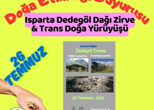 Isparta Dedegöl Dağı Zirve & Trans Doğa Yürüyüşü
