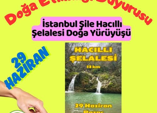İstanbul Şile Hacıllı Şelalesi Doğa Yürüyüşü