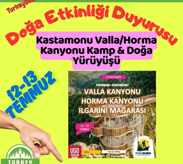 Kastamonu VallaHorma Kanyonu Kamp & Doğa Yürüyüşü