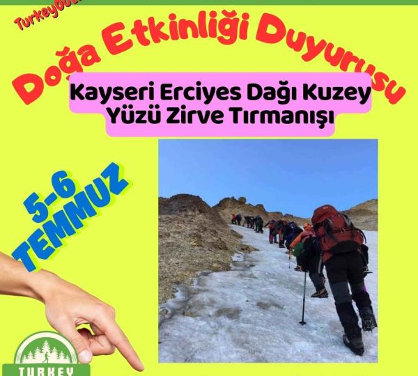Kayseri Erciyes Dağı Kuzey Yüzü Zirve Tırmanışı