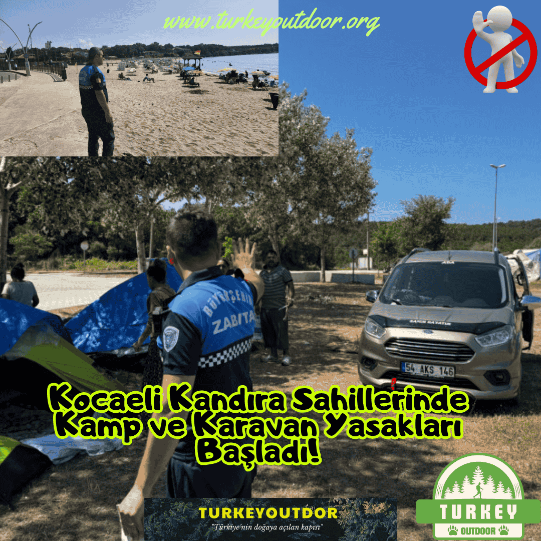 Kocaeli Kandıra Sahillerinde Kamp ve Karavan Yasakları