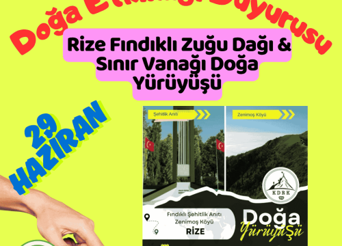 Rize Fındıklı Zuğu Dağı & Sınır Vanağı Doğa Yürüyüşü