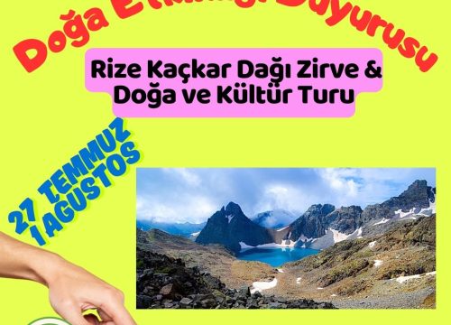Rize Kaçkar Dağı Zirve & Doğa ve Kültür Turu