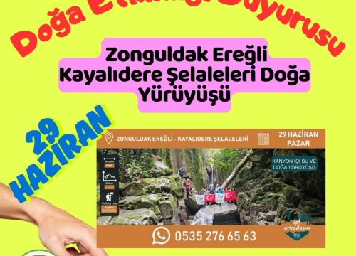 Zonguldak Ereğli Kayalıdere Şelaleleri Doğa Yürüyüşü