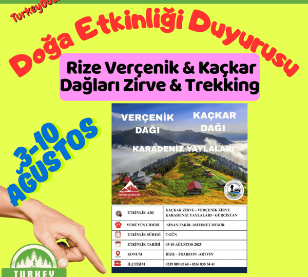 Rize Verçenik & Kaçkar Dağları Zirve & Trekking
