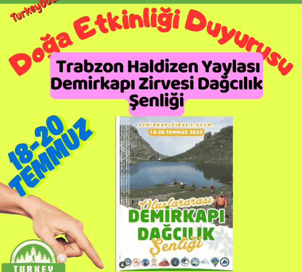 Trabzon Haldizen Yaylası Demirkapı Zirvesi Dağcılık Şenliği