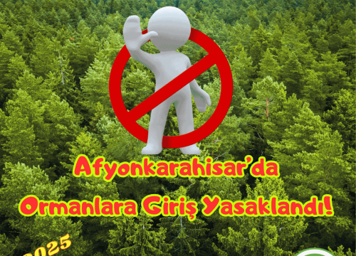 Afyonkarahisar’da Ormanlara Girişler Yasaklandı!