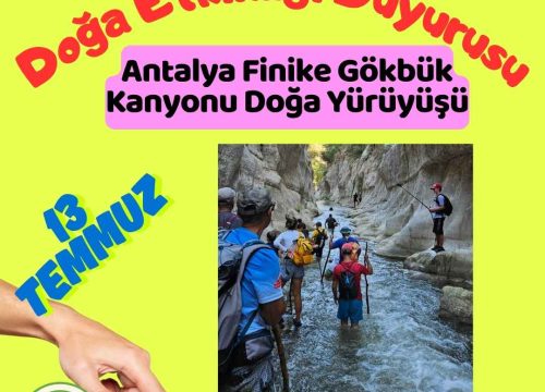 Antalya Finike Gökbük Kanyonu Doğa Yürüyüşü