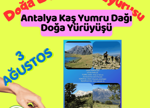 Antalya Kaş Yumru Dağı Doğa Yürüyüşü