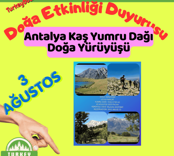Antalya Kaş Yumru Dağı Doğa Yürüyüşü