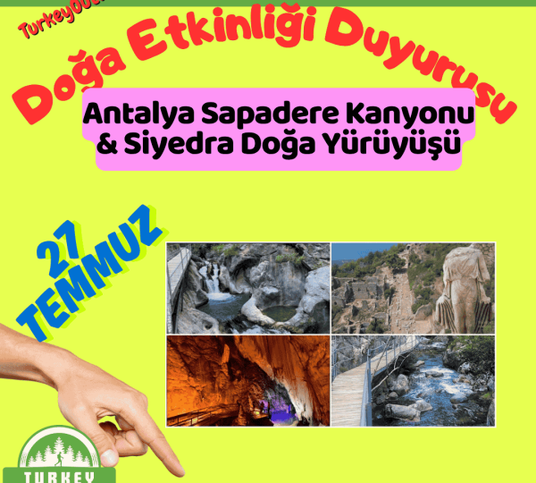 Antalya Sapadere Kanyonu & Siyedra Doğa Yürüyüşü