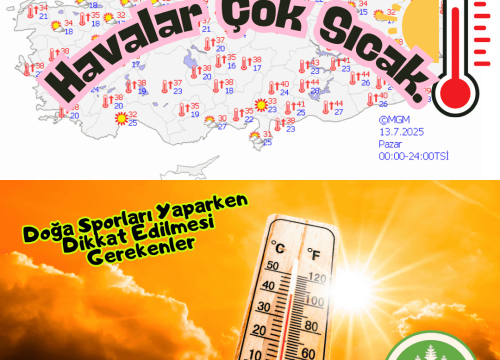 Aşırı Sıcaklarda Doğa Sporları Yaparken Dikkat Edilmesi Gerekenler