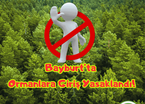Bayburt’ta Ormana Giriş ve Ateş Yakmak Yasaklandı!