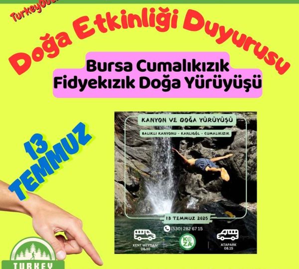 Bursa Cumalıkızık Fidyekızık Doğa Yürüyüşü