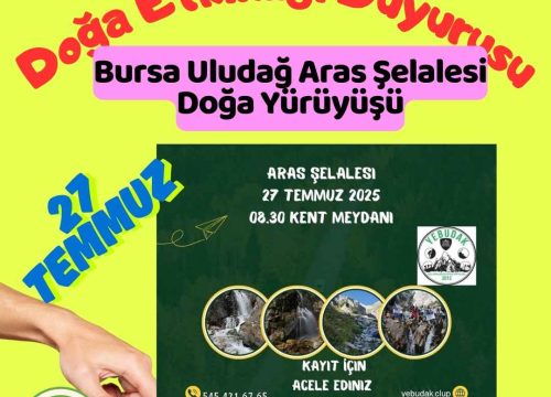 Bursa Uludağ Aras Şelalesi Doğa Yürüyüşü