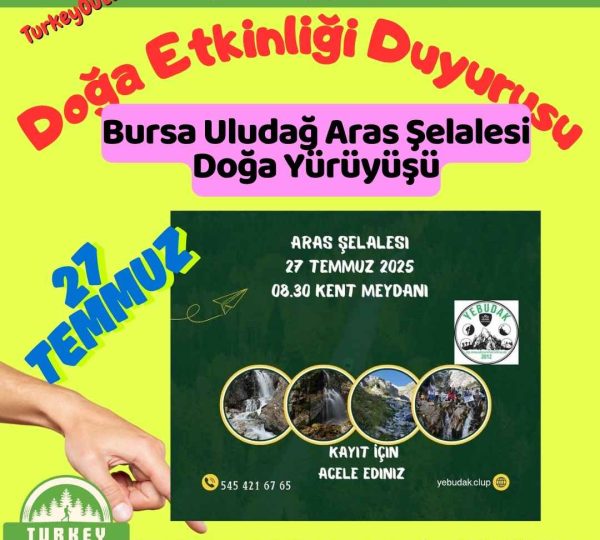 Bursa Uludağ Aras Şelalesi Doğa Yürüyüşü