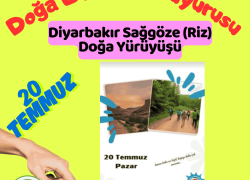 Diyarbakır Sağgöze (Riz) Doğa Yürüyüşü