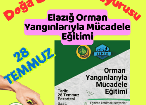 Elazığ Orman Yangınlarıyla Mücadele Eğitimi