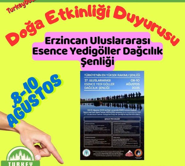 Erzincan Uluslararası Esence Yedigöller Dağcılık Şenliği