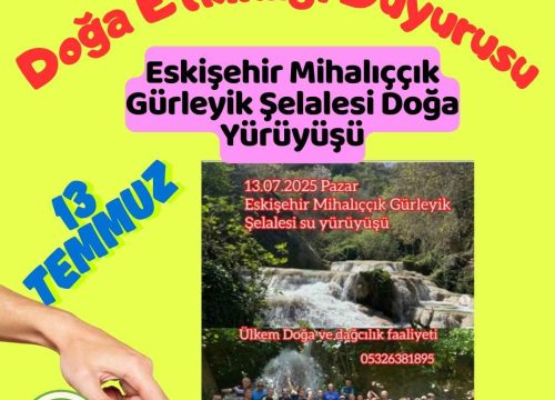 Eskişehir Mihalıççık Gürleyik Şelalesi Doğa Yürüyüşü