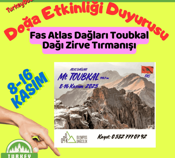 Fas Atlas Dağları Toubkal Dağı Zirve Tırmanışı