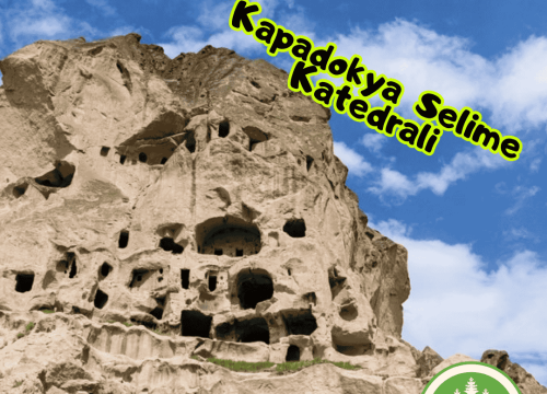 Kapadokya En Büyük Kaya Oyma Kilisesi Selime Katedrali