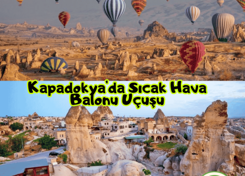 Kapadokya’da Sıcak Hava Balonu Uçuşu