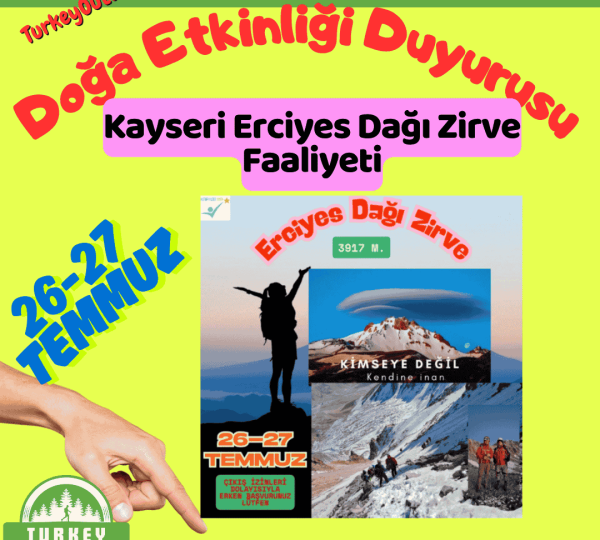 Kayseri Erciyes Dağı Zirve Faaliyeti (1)