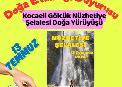 Kocaeli Gölcük Nüzhetiye Şelalesi Doğa Yürüyüşü